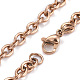 6Pcs 3 Style 304 Stainless Steel Cable Chain Jewelry Making Sets MAK-LS0001-01RG-4