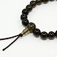 Unisex-Schmuck buddhistische mala Perlen Armbänder BJEW-N209-01-2