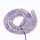 Natürliche Lavendel-Jade-Perlenstränge G-S298-07-2