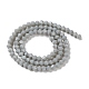 Opaque Solid Color Imitation Jade Glass Beads Strands GLAA-F029-P4mm-14-2
