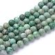 Natural Qinghai Jade Beads Strands G-T055-10mm-16-1