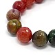 Natural Agate Beads Strands G-O016-14mm-03-2