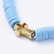 Handmade Polymer Clay Heishi Bead Stretch Bracelets BJEW-JB05090-05-3
