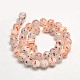 Round Millefiori Glass Beads Strands LK-P003-06-2