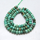 Natural Green Onyx Agate Beads Strands G-G220-6x4mm-04-4