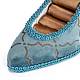 Soporte de exhibición de joyería de zapatos de tacón alto de franela y resina ODIS-A010-11-5