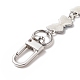 Estensori per cinturini per borsa con catena a maglie in lega stampata AJEW-BA00098-02-6