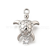 Латунные подвески из прозрачного кубического циркония KK-C096-14A-P