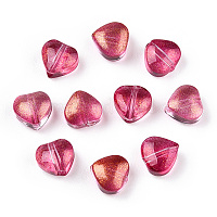 Perle di vetro verniciate a spruzzo trasparente&nbsp;GLAA-R211-02-B07