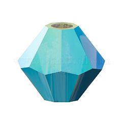 Perle di cristallo preciosa®, cristallo ceco, bicono(451 69 302 rondelle), 30340 20000 montana da 2x, 4mm, Foro: 0.8 mm