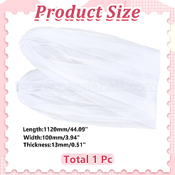 Scialle da sposa in garza di poliestere&nbsp;AJEW-WH0481-820B