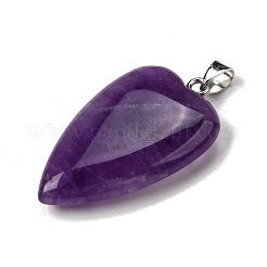 Pendentifs en améthyste naturelle&nbsp;G-F820-04P-06
