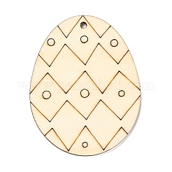 DIY Basteln Osterei Form Ausschnitte Anhänger&nbsp;LS-AJEW-P087-B01-02