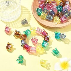 50 Stück UV-beschichtete undurchsichtige Acrylperlen&nbsp;MACR-CJ0002-22