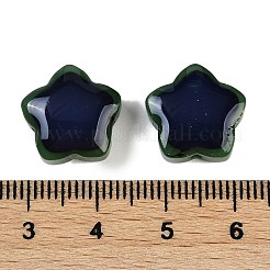 Perline di vetro bicolore&nbsp;GLAA-Z007-06C