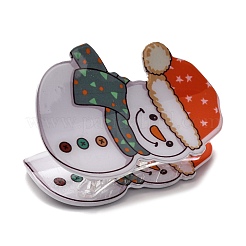 Weihnachtskrallen-Haarspangen aus Kunststoff&nbsp;LS-PHAR-K006-01C