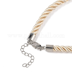 Halskettenherstellung aus gedrehter 5-mm-Nylonschnur&nbsp;FIND-G096-01P-26