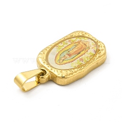 Pendentifs en acier inoxydable 304 avec placage sous vide PVD&nbsp;STAS-A073-04G-01