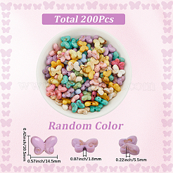 200pcs Acrylperlen&nbsp;SACR-SP0001-49