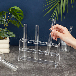 6-Loch-Reagenzglasgestell aus Glas&nbsp;AJEW-WH0596-298