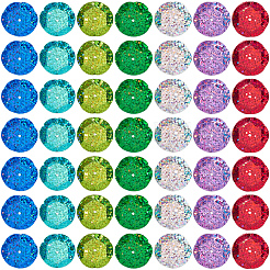 700 Stück 7 Farben UV-beschichtete PVC-Kunststoffperlen&nbsp;FIND-GF0009-55