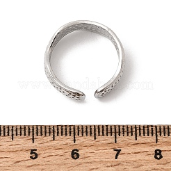 Offene Manschettenringe aus Edelstahl 304&nbsp;RJEW-P188-02B-P