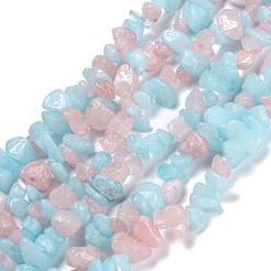 Natürliche weiße Jade perlen Stränge&nbsp;G-G011-15-1