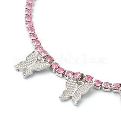 Legierung Strass Tasse Kette Halsketten&nbsp;NJEW-H217-02P