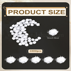 1000 stücke handgemachte diy puppe handwerk pom pom garn pom pom balls&nbsp;DIY-LP0005-38