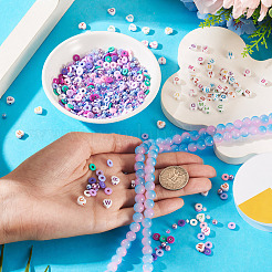 DIY-Sets zur Herstellung von Halsketten/Armbändern&nbsp;DIY-TAC0032-18G