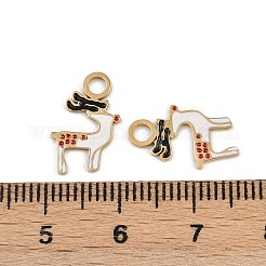 Breloques en émail en acier inoxydable 304&nbsp;STAS-G357-01G-09