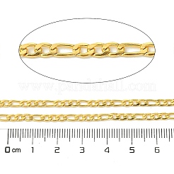 Cadenas Figaro de acero inoxidable 304 con recubrimiento iónico (IP) de 10 m&nbsp;CHS-G035-02E-G