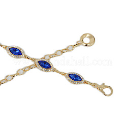 Chaînes de taille à maillons en alliage strass œil de cheval&nbsp;WGF5282-03