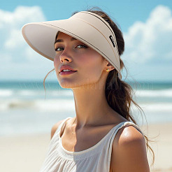 1 chapeau de protection solaire en polyester&nbsp;AJEW-TA0002-57C