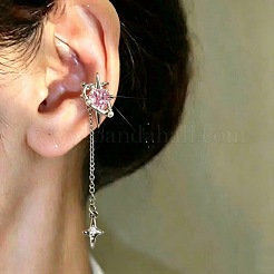 Aretes de latón con pavé de circonitas cúbicas&nbsp;WG46F5C-04