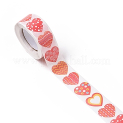 Valentinstag herz papier aufkleber&nbsp;X-DIY-I107-02C
