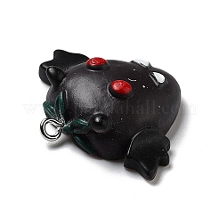 Pendentifs en résine opaque d'halloween&nbsp;RESI-B011-04