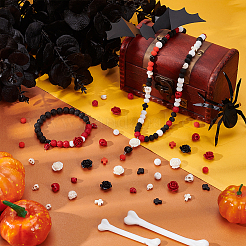 DIY-Stretcharmband-Kits zum Thema Halloween&nbsp;DIY-UN0007-77
