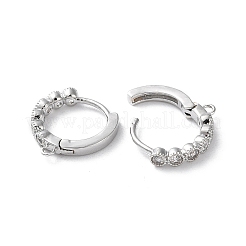 Risultati di orecchini a cerchio in zirconia cubica micro di ottone&nbsp;KK-P257-04P