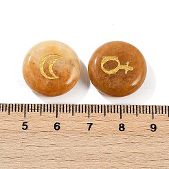 10 Stück 10 Stile natürliche Topas Jade Cabochons&nbsp;G-G193-03I