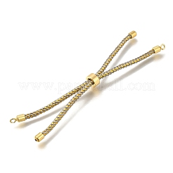 Fabricación de pulseras deslizantes con cordón de algodón trenzado&nbsp;MAK-R001-01G-19