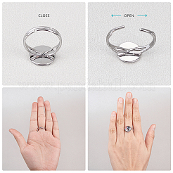 DIY Fingerring Bausätze making&nbsp;DIY-SC0010-95P