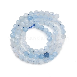 Natürliche Aquamarin Perlen Stränge&nbsp;G-L625-C02-5mm