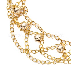 Bracelet de cheville en acier inoxydable 304&nbsp;AJEW-AN00607