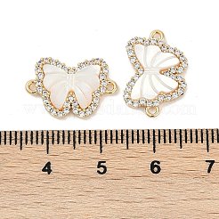 Ottone micro spianare pendenti zirconi&nbsp;KK-U043-32G-01