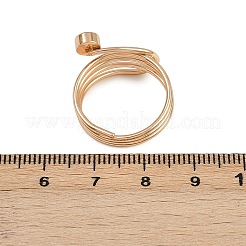 8 Stück Messing-Strass-Fingermanschettenringe-Set&nbsp;RJEW-P157-01G