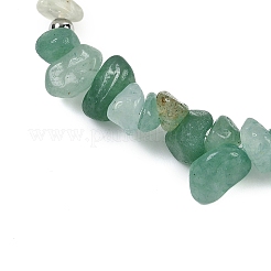 Natürlicher Edelstein Chip wulstiger Ausdehnungs-Armbänder&nbsp;BJEW-JB11193-01