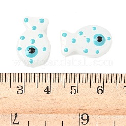 Peinture cuite perles d'émail en verre&nbsp;LAMP-D303-04I