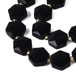 Natürlichen Obsidian Perlen Stränge&nbsp;G-N368-01A-01