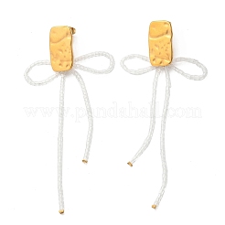 Boucles d'oreilles à tige en acier inoxydable 304&nbsp;EJEW-S253-10B-G